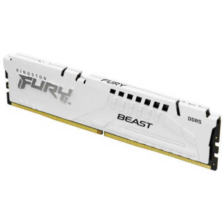 35397-MEMORIA KINGSTON 16GB 6000MT/S DDR5 CL36  FURY BEAST WHITE EXPO - KF560C36BWE2-16