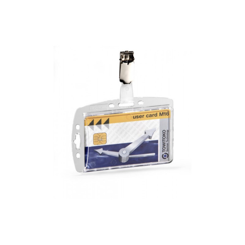 3542-CAJA DE 25 IDENTIFICADORES RIGIDOS CON PINZA PARA TARJETAS 54X85 DURABLE 8005-19 3542-CAJA DE 25 IDENTIFICADORES RIGIDOS CON PINZA PARA TARJETAS 54X85 DURABLE 8005-19