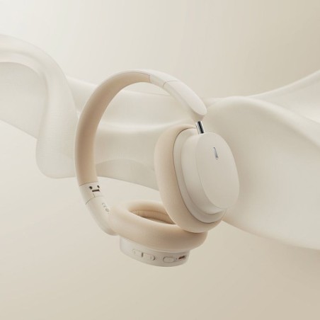 35436-BASEUS BOWIE D05 WIRELESS HEADPHONES CREAMY-WHITE