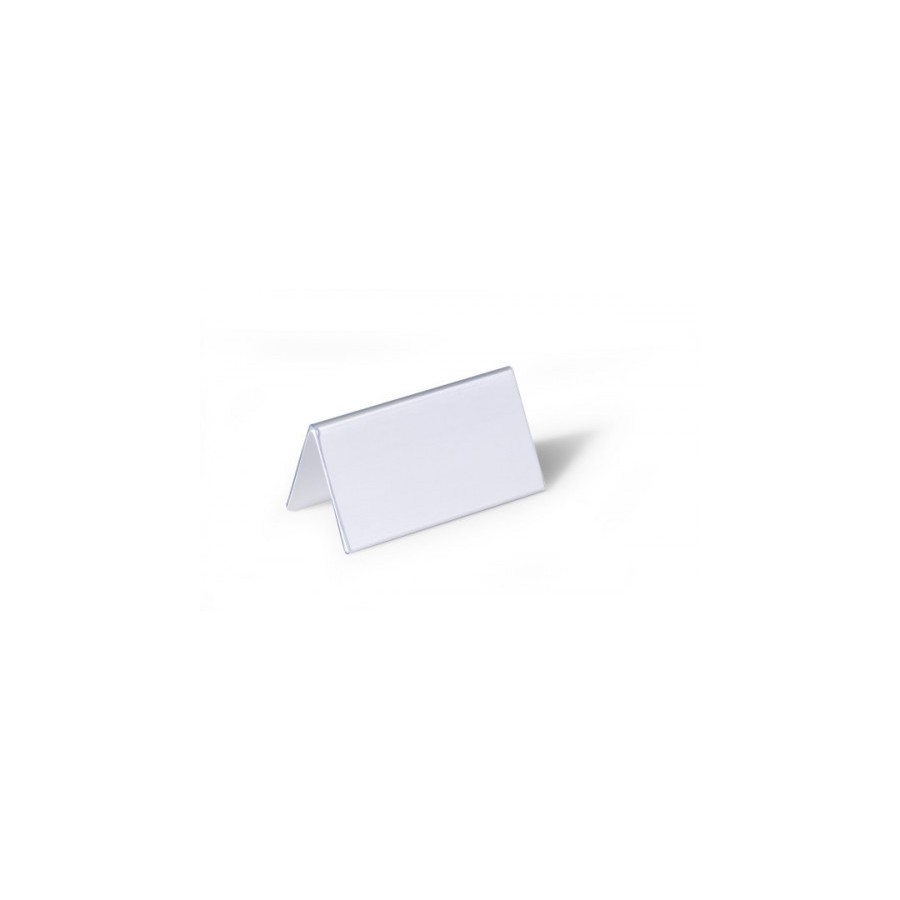 3544-CAJA DE 25 PORTANOMBRES RIGIDOS PVC 104X100MM DURABLE 8051-19
