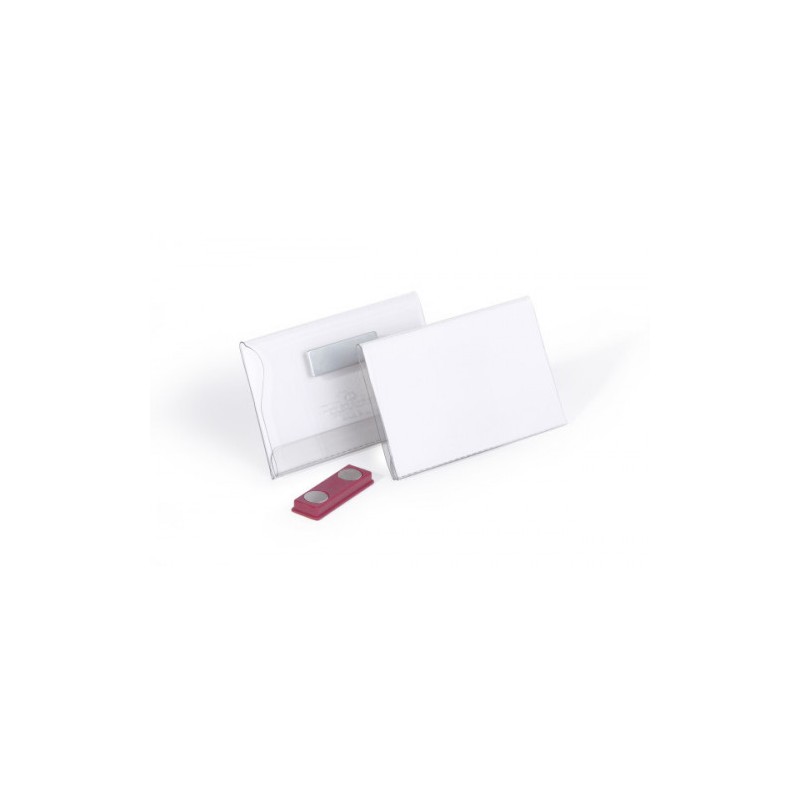 3558-CAJA DE 25 IDENTIFICADORES MAGNETICO PVC 54X90MM DURABLE 8117-19