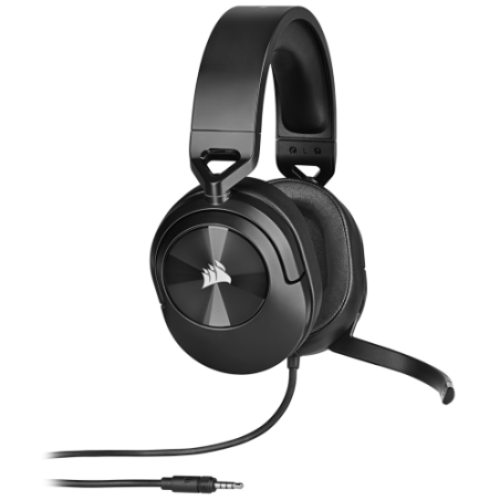 35639-Corsair HS55 STEREO Auriculares Alambrico De mano Juego Carbono