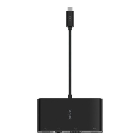 35843-Belkin AVC005BTBK base para portatil y replicador de puertos Alambrico USB 3.2 Gen 1 (3.1 Gen 1) Type-C Negro