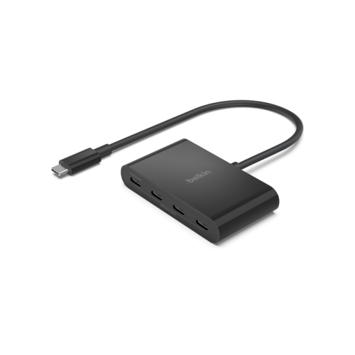 35848-Belkin AVC018BTBK hub de interfaz USB Tipo C 10000 Mbit/s Negro