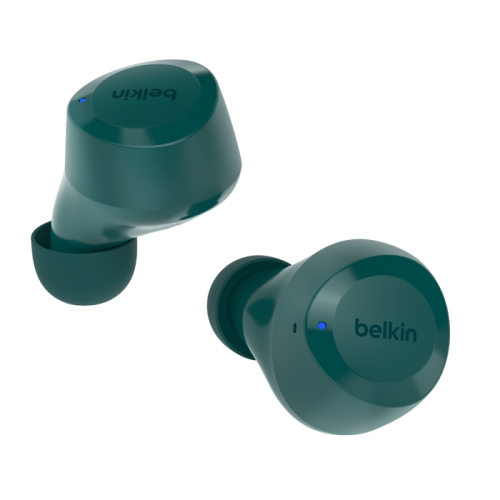 35889-Belkin SoundForm Bolt Auriculares Inalambrico Dentro de oido Llamadas/Musica/Deporte/Uso diario Bluetooth Verde az