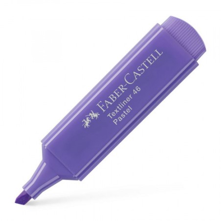 3595-MARCADOR FLUOR TEXTLINER LILA PASTEL FABER CASTELL 154656