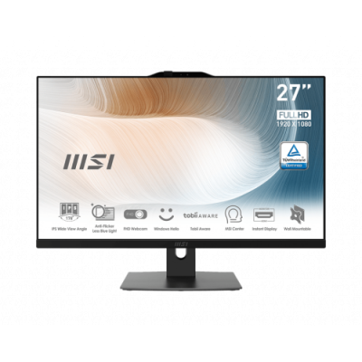 MSI Modern AM272P 12M 010EU Intel Core i7 686 cm 27 1920 x 1080 Pixeles 16 GB DDR4 SDRAM 512 GB SSD PC todo en uno Windows 11 P