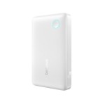 36017-OS-BASEUS ENERFILL FP11 POWER BANK 10000MAH 15W MOON WHITE (INCLUDES SIMPLE TYPE-C TO TYPE-C CABLE 20V/3A 30CM WHI