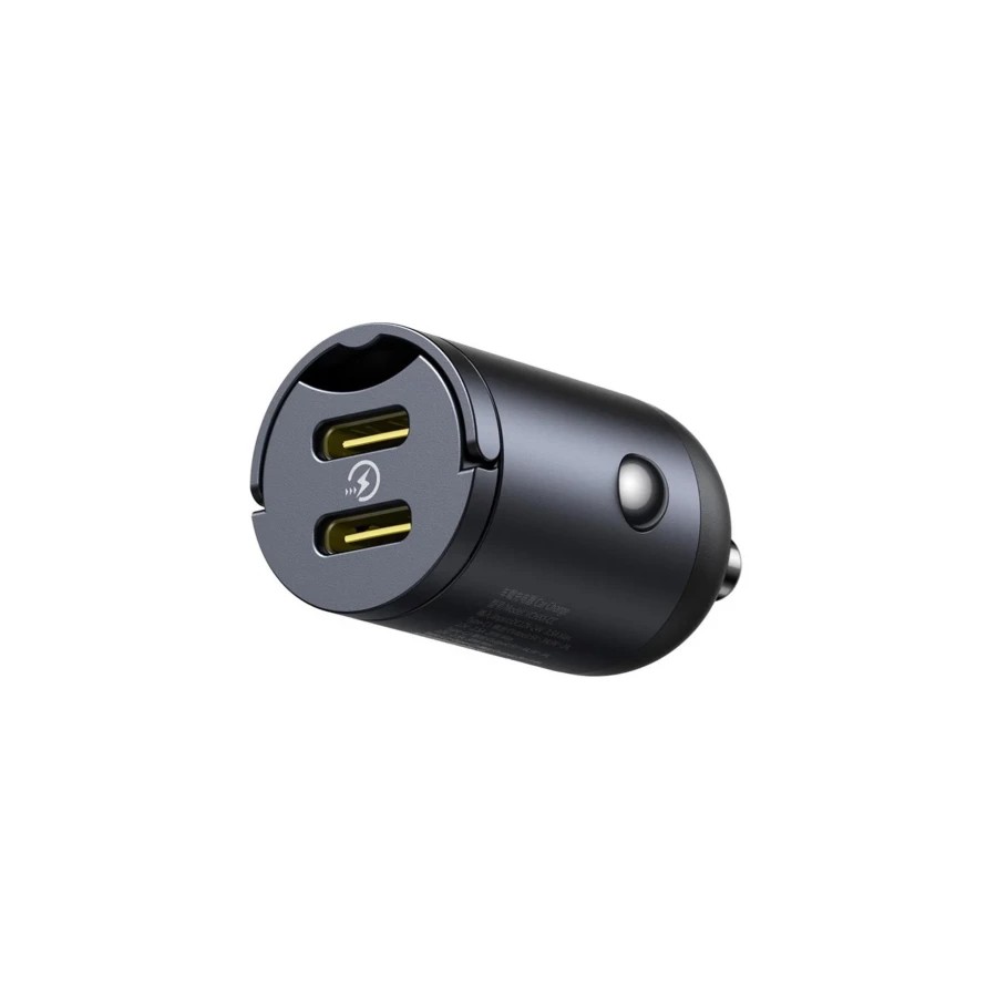 36050-BASEUS TINY STAR MINI CAR CHARGER 2C 30W COSMIC BLACK