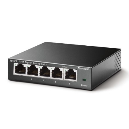 3610-TP-LINK TL-SG105S No administrado L2 Gigabit Ethernet (10/100/1000) Negro