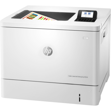 36119-HP Color LaserJet Enterprise Impresora M554dn, Estampado, Impresion desde USB frontal Impresion a dos caras
