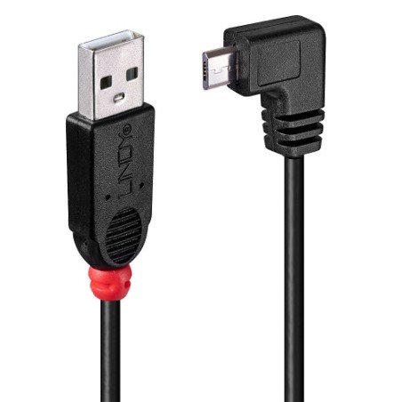 36271-Lindy 31976 cable USB USB 2.0 1 m USB A Micro-USB B Negro