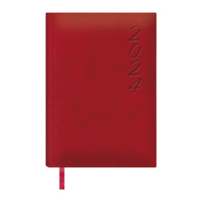 AGENDA BRASILIA DiA PaGINA 15 X 21 CM COLOR ROJO DOHE