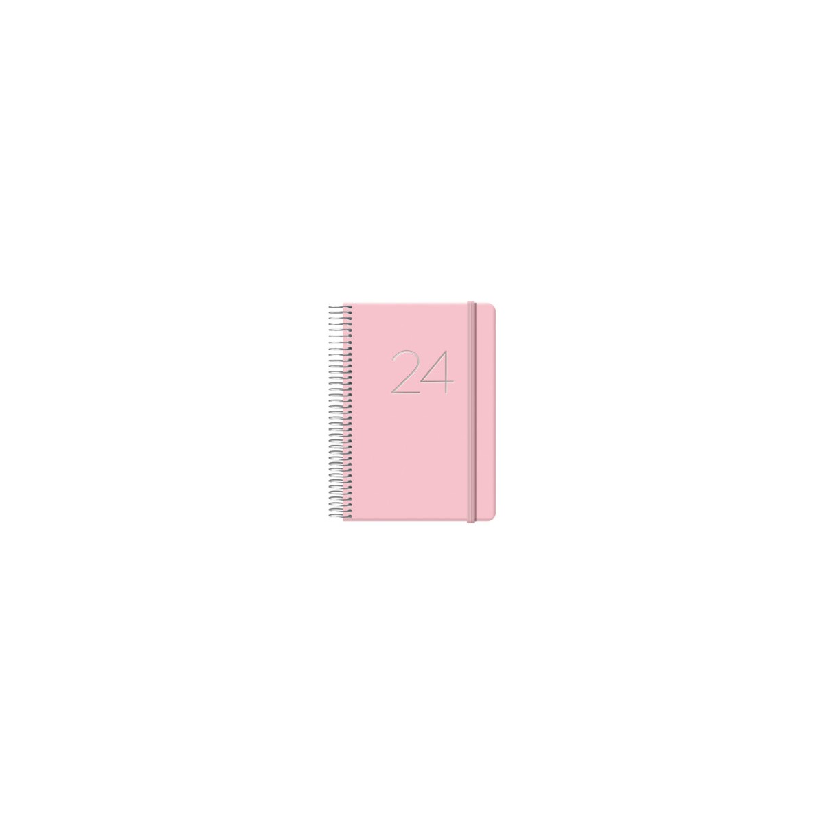 AGENDA 2024 GLOSS DiA PaGINA 125 X 18 CM ROSA DOHE 12571 24