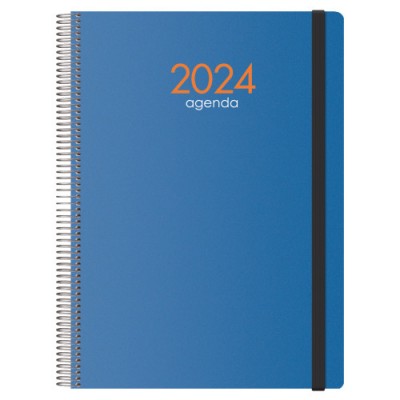 AGENDA 2024 SYNCRO DiA PaGINA 21 X 29 CM AZUL DOHE 11625 24