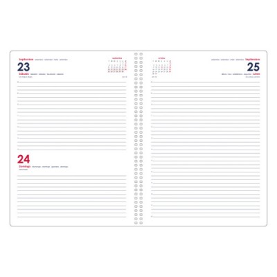 AGENDA 2024 SYNCRO DiA PaGINA 21 X 29 CM AZUL DOHE 11625 24