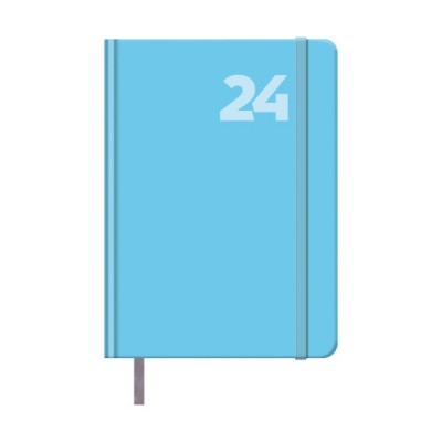 AGENDA 2024 CAPRI DiA PaGINA 14 X 20 CM COLOR AZUL DOHE 12729 24