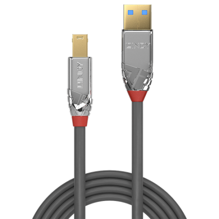 36484-Lindy 36662 cable USB USB 3.2 Gen 1 (3.1 Gen 1) 2 m USB A USB B Gris