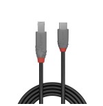 36490-Lindy 36665 cable USB USB 3.2 Gen 1 (3.1 Gen 1) 0,5 m USB C USB B Negro