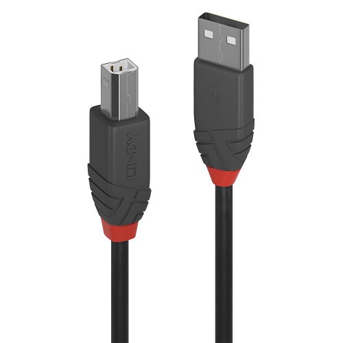 36509-Lindy 36676 cable USB USB 2.0 7,5 m USB A USB B Negro