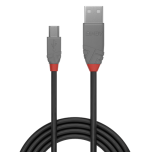 36570-Lindy 36725 cable USB USB 2.0 5 m USB A Mini-USB B Negro