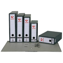3659-ARCHIVADOR JASPEADO ECOCLASSIC NEGRO A4 NATURAL LOMO ANCHO 290X318X70 C/ RADO GRAFOPLAS 7169100
