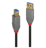36591-Lindy 36744 cable USB USB 3.2 Gen 1 (3.1 Gen 1) 5 m USB A USB B Negro