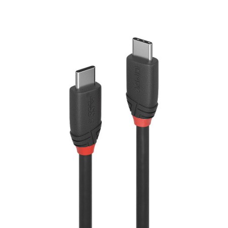36663-Lindy 36906 cable USB USB 3.2 Gen 1 (3.1 Gen 1) 1 m USB C Negro