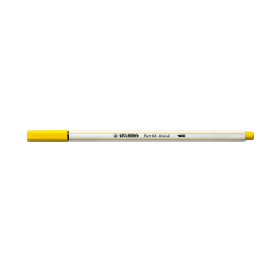 ROTULADOR PUNTA FIBRA PINCEL PEN 68 BRUSH AMARILLO STABILO 568 44