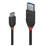 36677-Lindy 36915 cable USB USB 3.2 Gen 1 (3.1 Gen 1) 0,5 m USB A USB C Negro