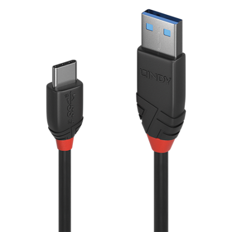 36681-Lindy 36917 cable USB USB 3.2 Gen 1 (3.1 Gen 1) 1,5 m USB A USB C Negro
