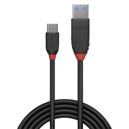 36682-Lindy 36917 cable USB USB 3.2 Gen 1 (3.1 Gen 1) 1,5 m USB A USB C Negro