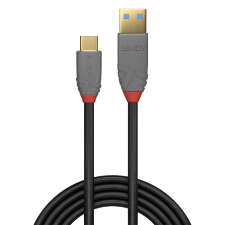 36684-Lindy 36919 cable USB 3 m USB C USB A Negro