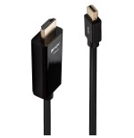 36697-Lindy 36927 adaptador de cable de video DisplayPort HDMI tipo A (Estandar) Negro