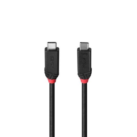 36746-Lindy 37001 cable USB USB4 Gen 3x2 1 m USB C Negro