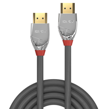 36790-Lindy 37870 cable HDMI 0,5 m HDMI tipo A (Estandar) Negro, Plata