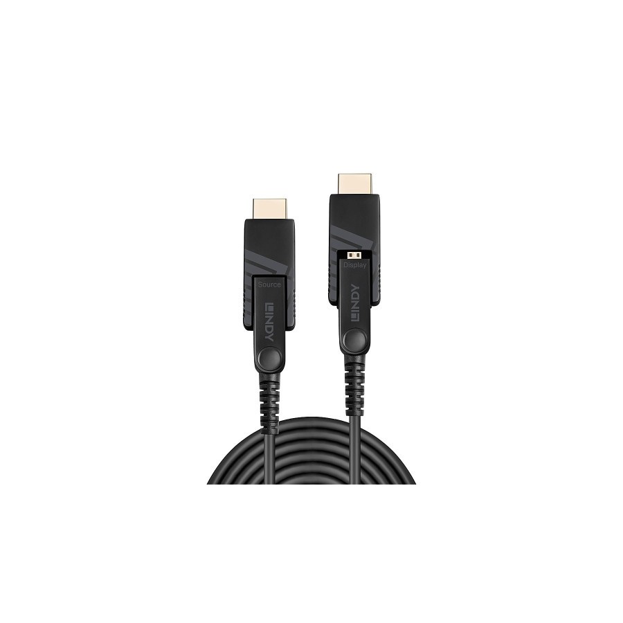 36809-Lindy 38323 cable HDMI 40 m HDMI tipo D (Micro) Negro
