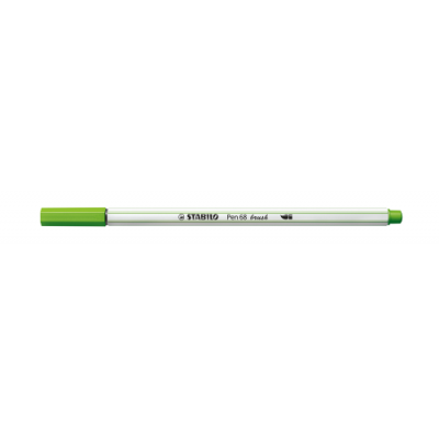 ROTULADOR PUNTA FIBRA PINCEL PEN 68 BRUSH VERDE HOJA STABILO 568 43