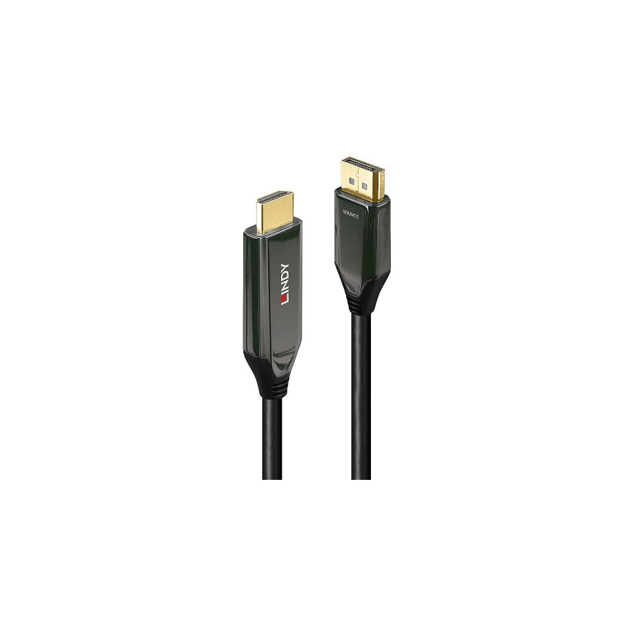 36908-Lindy 40931 adaptador de cable de video 2 m HDMI tipo A (Estandar) DisplayPort Negro