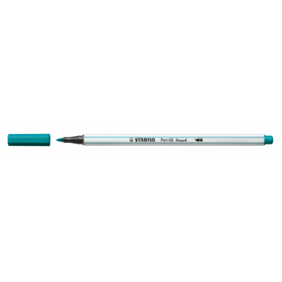 ROTULADOR PUNTA FIBRA PINCEL PEN 68 BRUSH TURQUESA STABILO 568 51