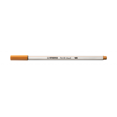 ROTULADOR PUNTA FIBRA PINCEL PEN 68 BRUSH OCRE OSCURO STABILO 568 89