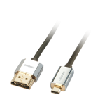 36967-Lindy 41682 cable HDMI 2 m HDMI tipo A (Estandar) HDMI tipo D (Micro) Negro