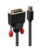 37001-Lindy 41953 adaptador de cable de video 3 m Mini DisplayPort DVI-D Negro