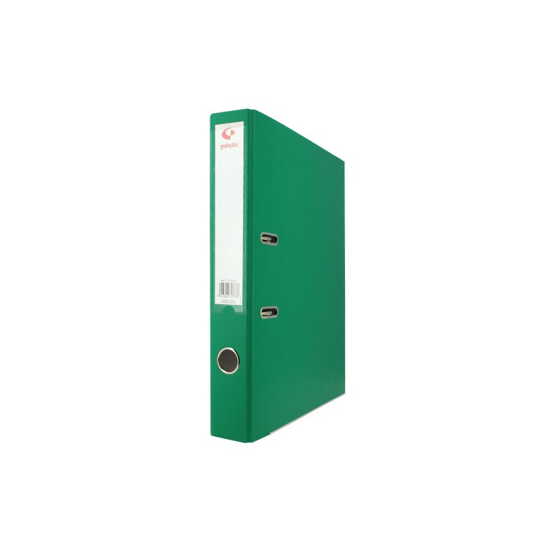 3713-ARCHIVADOR PALANCA 45 COLOR VERDE FOLIO LOMO ESTRECHO 290X350X55 GRAFOPLAS 17279320