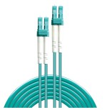 37166-Lindy 46375 Cable de fibra optica e InfiniBand 15 m LC Turquesa