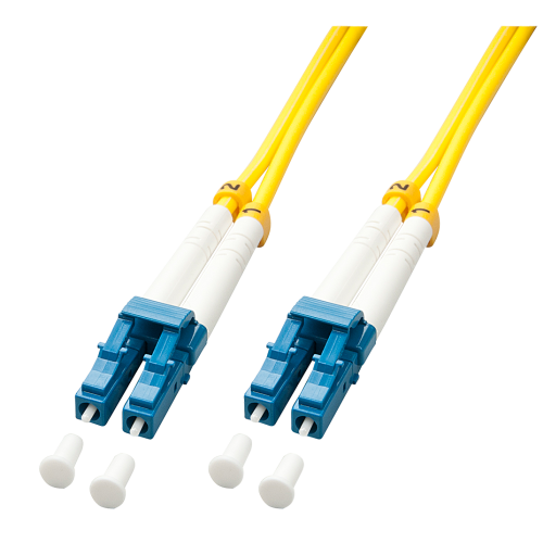 37555-Lindy 47452 Cable de fibra optica e InfiniBand 3 m LC Amarillo