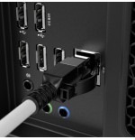 37626-Lindy 47602 cable de red Gris 1 m Cat6a S/FTP (S-STP)