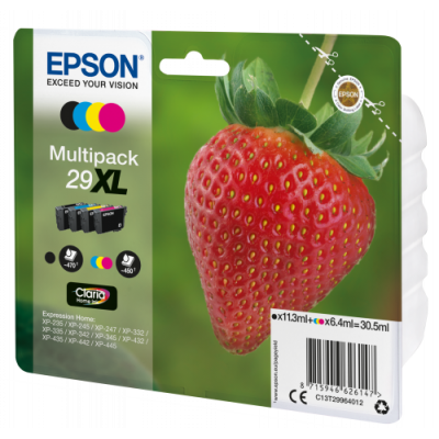 Epson Strawberry Multipack 4 colours 29XL Claria Home Ink