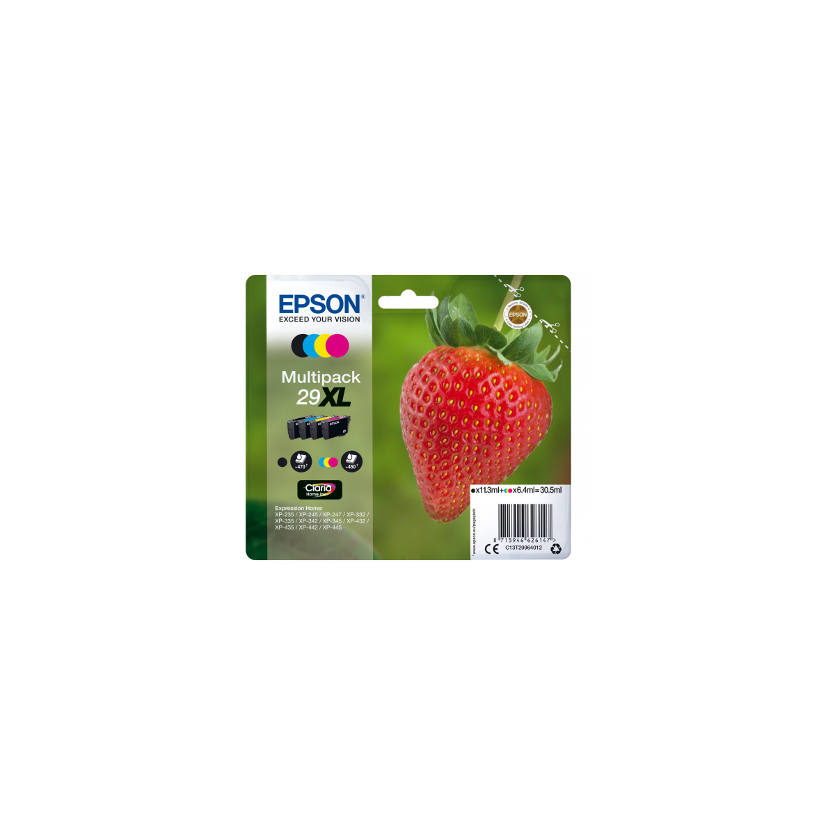 Epson Strawberry Multipack 4 colours 29XL Claria Home Ink