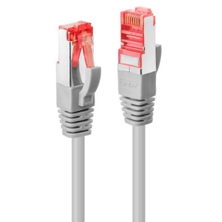 37790-Lindy 47708 cable de red Gris 10 m Cat6 S/FTP (S-STP)